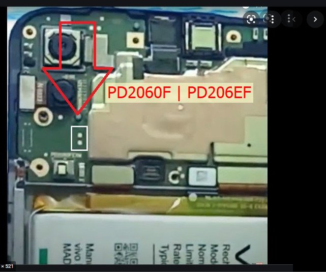 Vivo Y12s Test Point / EDL Point